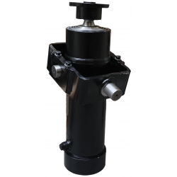 SIŁOWNIK HYDRAULICZNY WYWROTU TELESKOPOWY SKOK 1600 12T L=591 mm + KOŁYSKA